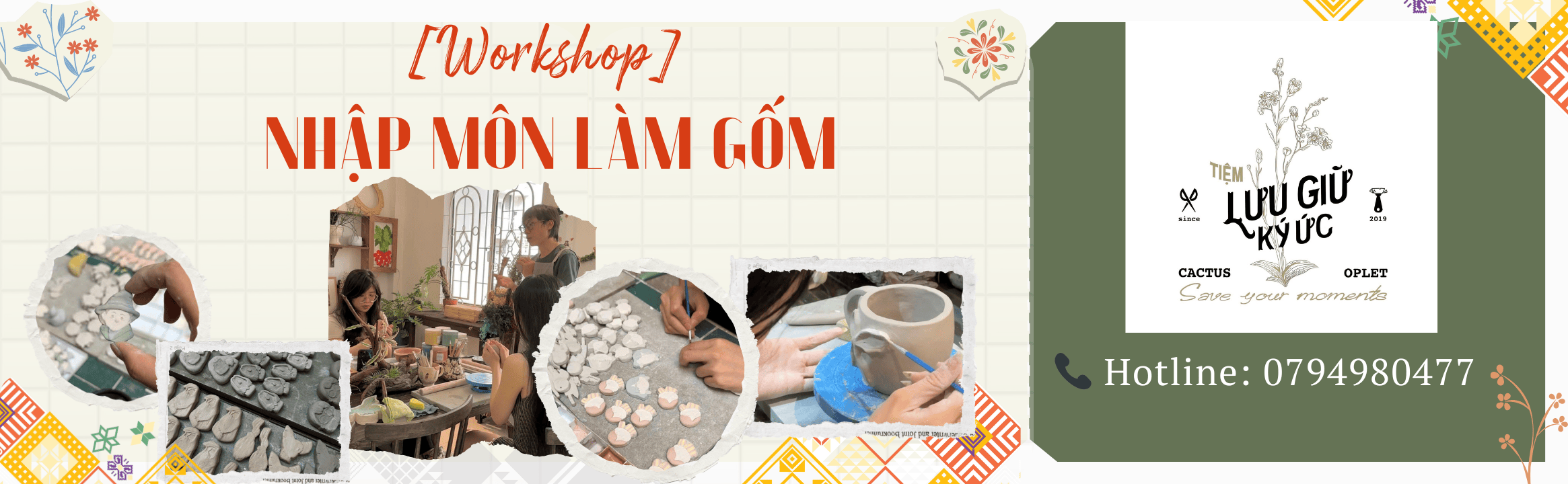 Workshop nhập môn làm gốm